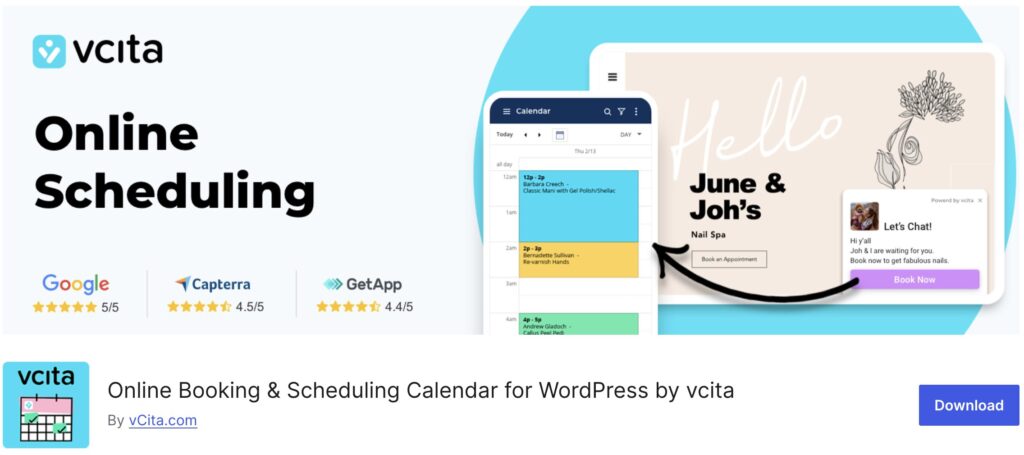 WordPress Appointment Booking and Online Scheduling Plugin